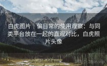 白虎图片｜偏日常的使用观察：与同类平台放在一起的直观对比，白虎照片头像