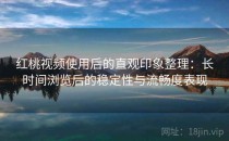 <strong>红桃视频</strong>使用后的直观印象整理：长时间浏览后的稳定性与流畅度表现