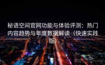 秘语空间官网功能与体验评测：热门内容趋势与年度数据解读（快速实践版）