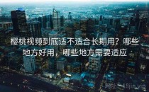 樱桃视频到底适不适合长期用？哪些地方好用，哪些地方需要适应