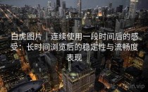 白虎图片｜连续使用一段时间后的感受：长时间浏览后的稳定性与流畅度表现