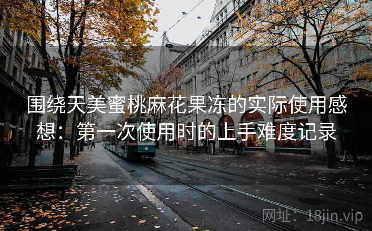 围绕天美蜜桃麻花果冻的实际使用感想:第一次使用时的上手难度记录 第1张 围绕天美蜜桃麻花果冻的实际使用感想:第一次使用时的上手难度记录 第1张