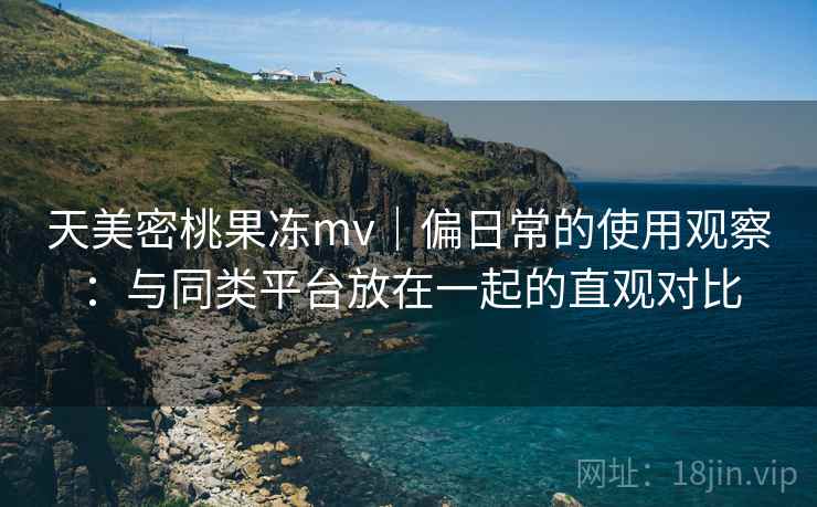天美密桃果冻mv｜偏日常的使用观察：与同类平台放在一起的直观对比  第2张