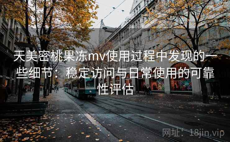 天美密桃果冻mv使用过程中发现的一些细节：稳定访问与日常使用的可靠性评估  第2张